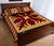 Hawaiian Quilt Pattern Flower And Plants Quilt Bed Set - Polynesian Pride