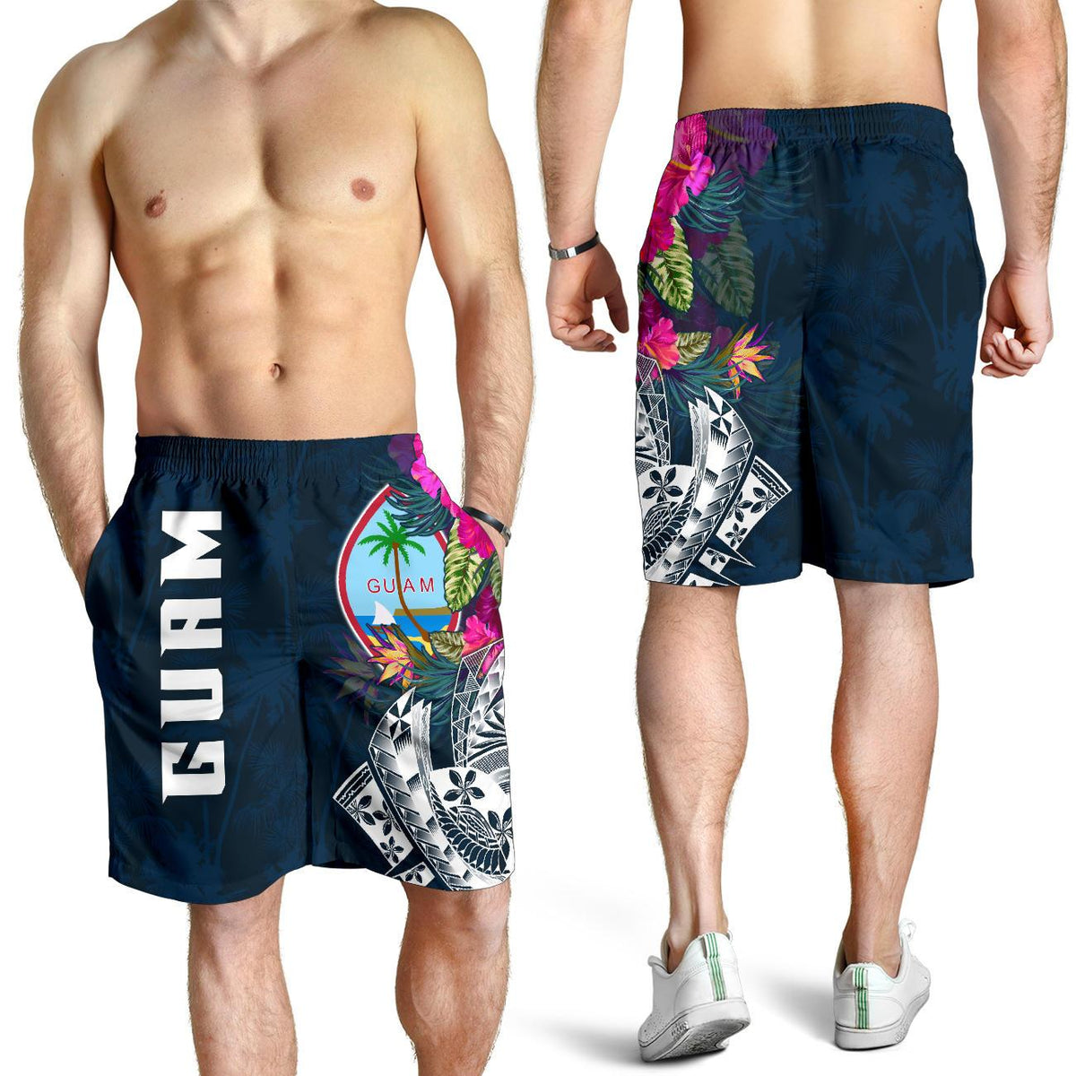 Guam Men's Shorts - Guam Summer Vibes - Polynesian Pride