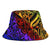 Vanuatu Bucket Hat - Rainbow Polynesian Pattern - Polynesian Pride