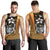 Chuuk Micronesia Men's Tank Top Gold - Turtle With Hook Gold - Polynesian Pride