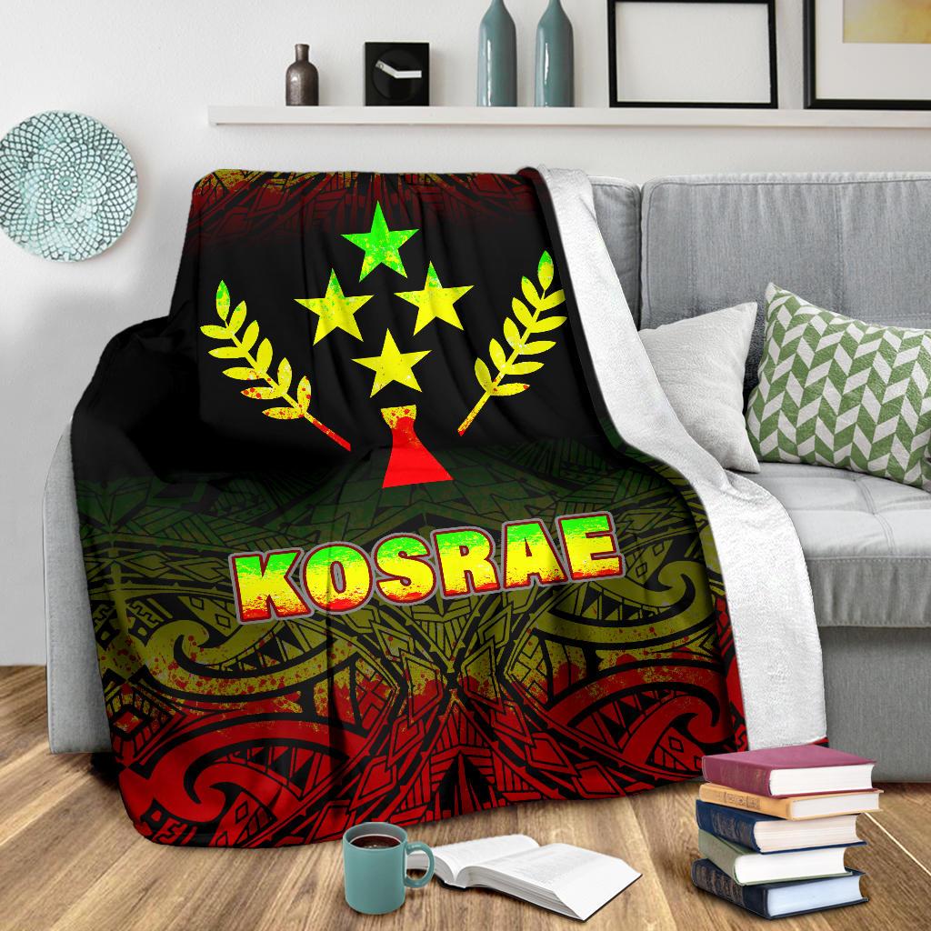 Kosrae Premium Blanket - Reggae Fog Style - Polynesian Pride