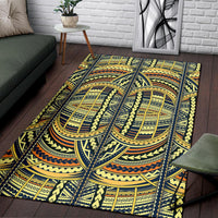 Polynesian Yellow Area Rug - Polynesian Pride