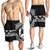 Tonga Polynesian All Over Print Men's Short - Black Version - Polynesian Pride