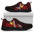 Tonga Polynesian Sneakers - Coat Of Arm With Hibiscus - Polynesian Pride