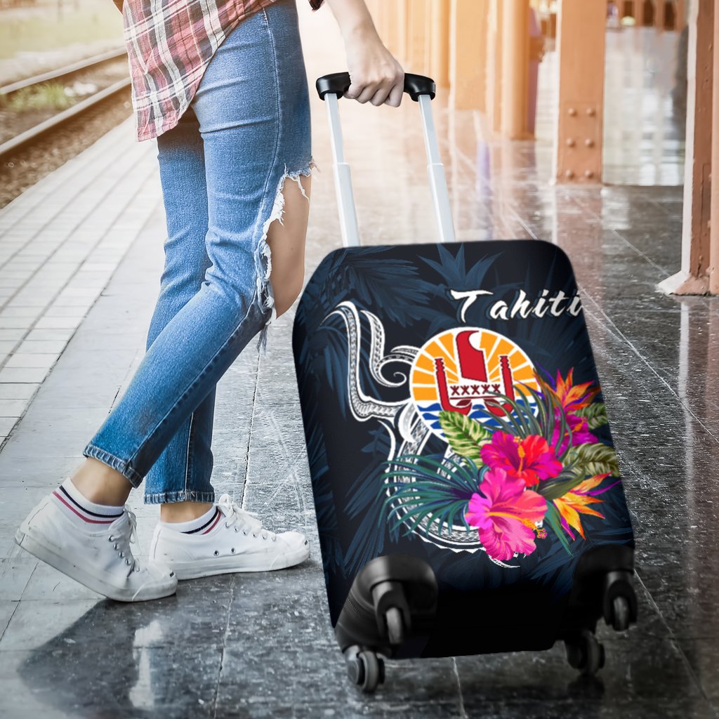 Tahiti Polynesian Luggage Covers - Tropical Flower - Polynesian Pride