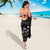 Fiji Personalised Sarong - Fiji Seal With Polynesian Tattoo Style ( Black) - Polynesian Pride