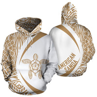 American Samoa Turtle Polynesian Hoodie Circle Style 05 Unisex Art - Polynesian Pride