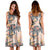 Hawaii Tropical Pattern Pink Midi Dress - Polynesian Pride