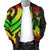 Fiji Polynesian Men Bomber Jacket - Reggae Tentacle Turtle - Polynesian Pride