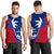 Samoa Coconut Tree Men's Tank Top K4 Blue - Polynesian Pride