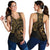 Hawaii Women's Racerback Tank - Hawaii Seal Pride Style (Gold) - Polynesian Pride