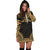 Cook Islands Women's Hoodie Dress - Polynesian Gold Chief - Polynesian Pride