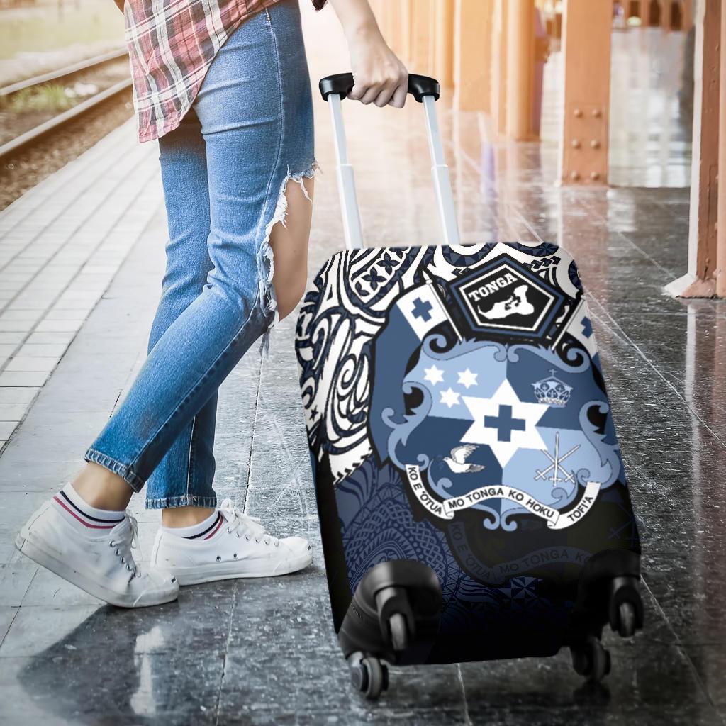 Tonga Polynesian Luggage Covers - Tongan Pride (Blue) - Polynesian Pride