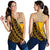 Hawaii Women's Racerback Tank Top - Polynesian Wild Style Gold - Polynesian Pride