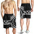 Chuuk Polynesian All Over Print Men's Short - Black Version - Polynesian Pride