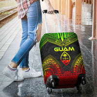 Guam Polynesian Chief Luggage Cover - Reggae Version - Polynesian Pride
