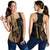 Hawaii King Polynesian Women's Racerback Tank - Lawla Style Gold - Polynesian Pride