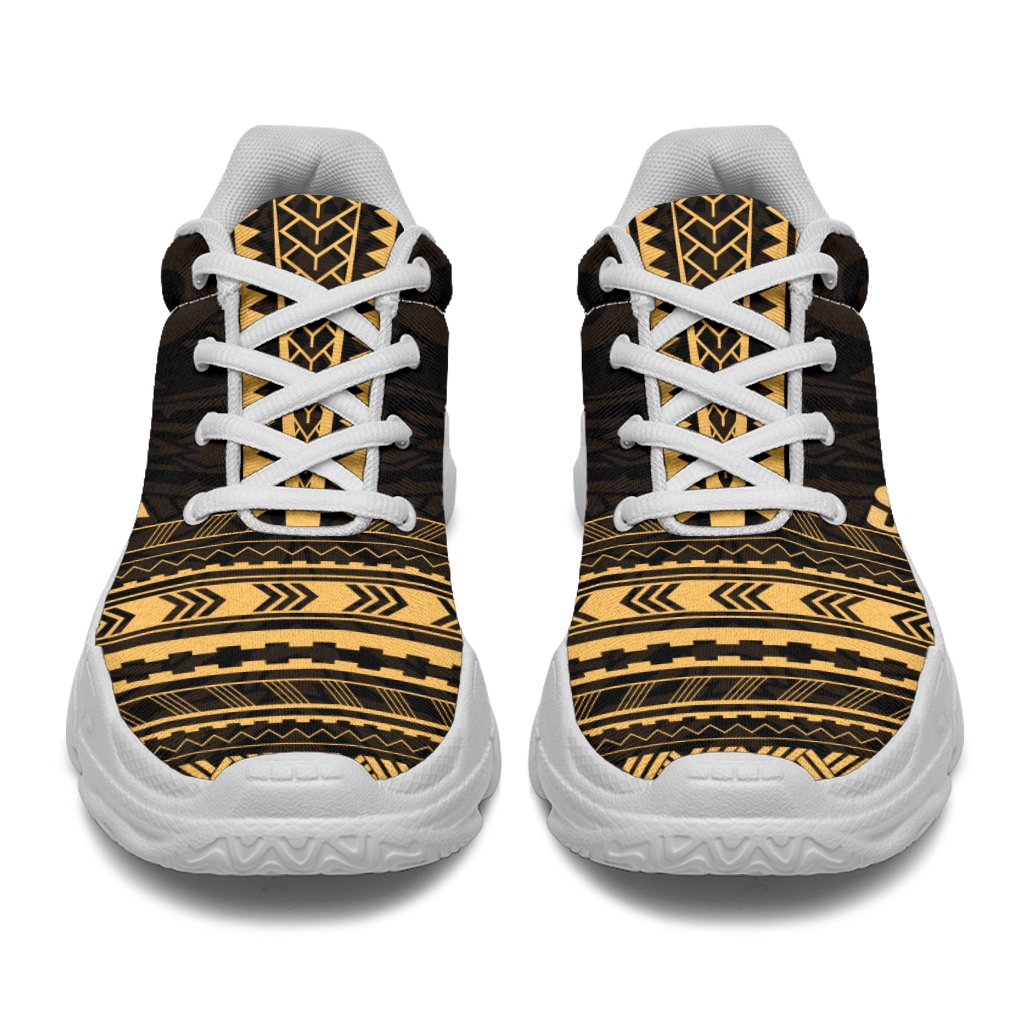 Society Islands Chunky Sneakers - Polynesian Chief Gold Version - Polynesian Pride