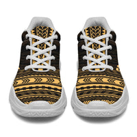 Society Islands Chunky Sneakers - Polynesian Chief Gold Version - Polynesian Pride
