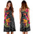 Polynesian Custom Personalised Midi Dress - Hibiscus Pattern - Polynesian Pride