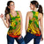 Hawaii Reggae Kanaka Maoli Warrior Spearhead Women's Racerback Tank Yellow - Polynesian Pride