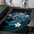 Hawaii Turtle Plumeria Polynesian Rug - Mela Style - Polynesian Pride