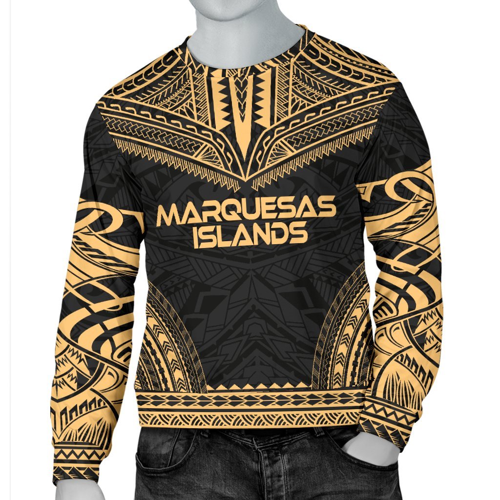 Marquesas Islands Sweater - Polynesian Chief Gold Version - Polynesian Pride