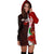 Pohnpei Micronesia Women's Hoodie Dress - Coat Of Arm With Hibiscus - Polynesian Pride