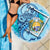 Nauru Beach Blanket - Custom Personalised Turtle Under The Sea Style - Polynesian Pride