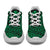 Kanaka White Chunky Sneakers Green - Circle Style - Polynesian Pride