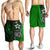 Chuuk Micronesian Men's Shorts Green - Turtle With Hook Green - Polynesian Pride