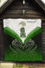 Maori Manaia Premium Quilt Green - Polynesian Pride