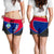 Guam Flag Spine Women Short - Polynesian Pride