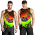 Chuuk Men's Tank Top - Polynesian Hook And Hibiscus (Reggae) - Polynesian Pride