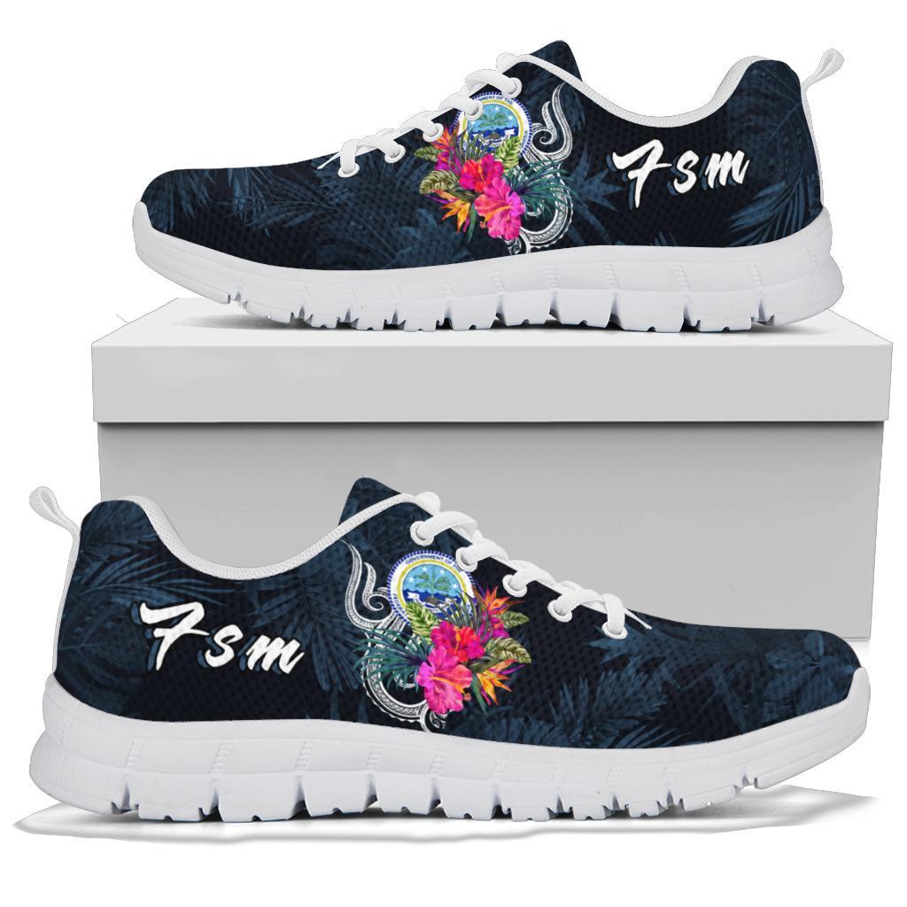 Federated States of Micronesia Sneakers - Tropical Flower - Polynesian Pride