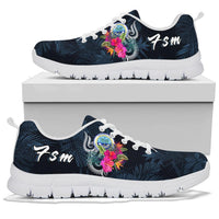 Federated States of Micronesia Sneakers - Tropical Flower - Polynesian Pride
