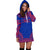 Wallis And Futuna Women's Hoodie Dress - Polynesian Flag Chief - Polynesian Pride