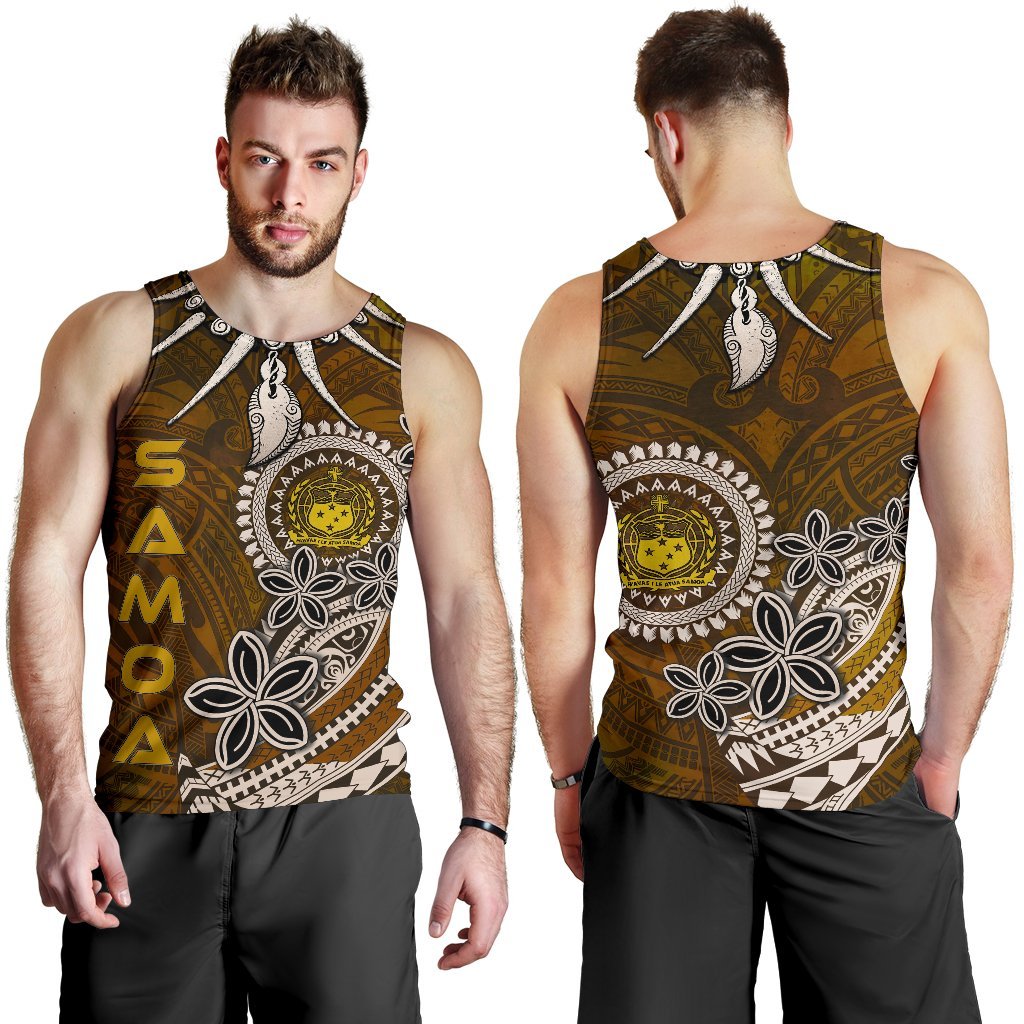 Samoa Men Tank Top - Polynesian Boar Tusk - Polynesian Pride