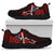 Cook Islands Polynesian Custom Personalised Sneakers - Coat Of Arm With Hibiscus - Polynesian Pride