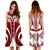 Micronesian Women's Dress - Micronesian Tattoo Maroon Design - Polynesian Pride