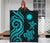 Nauru Premium Quilt - Turquoise Tentacle Turtle - Polynesian Pride