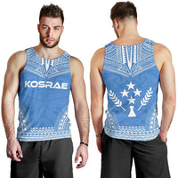 Kosrae Men's Tank Top - Polynesian Chief Flag Version - Polynesian Pride