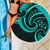 New Zealand Maori Mangopare Beach Blanket Polynesian - Turquoise - Polynesian Pride