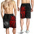 American Samoa Polynesian Shorts (Men) - Polynesian Turtle (Full Red) - Polynesian Pride