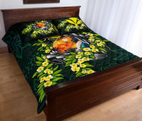 Polynesian Hawaii Quilt Bed Set - Ti Leaf Lei Turtle - Polynesian Pride