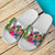 Fiji Slide Sandals - Turtle Plumeria Banana Leaf Crest - Polynesian Pride