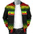 Chuuk Men's Bomber Jacket - Fog Reggae Style - Polynesian Pride