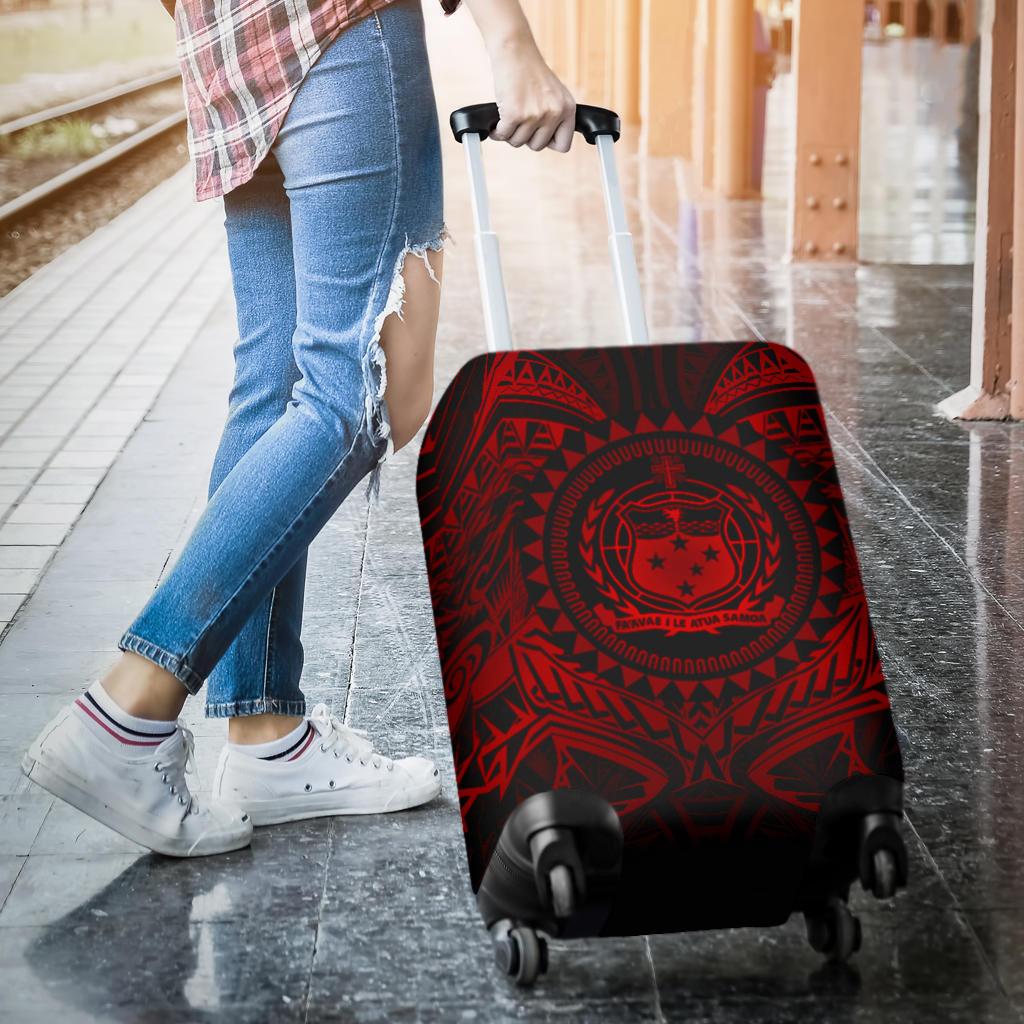 Samoa Polynesian Luggage Covers - Samoa Red Seal - Polynesian Pride