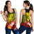 Tahiti Women's Racerback Tank - Humpback Whale with Tropical Flowers (Yellow) - Polynesian Pride