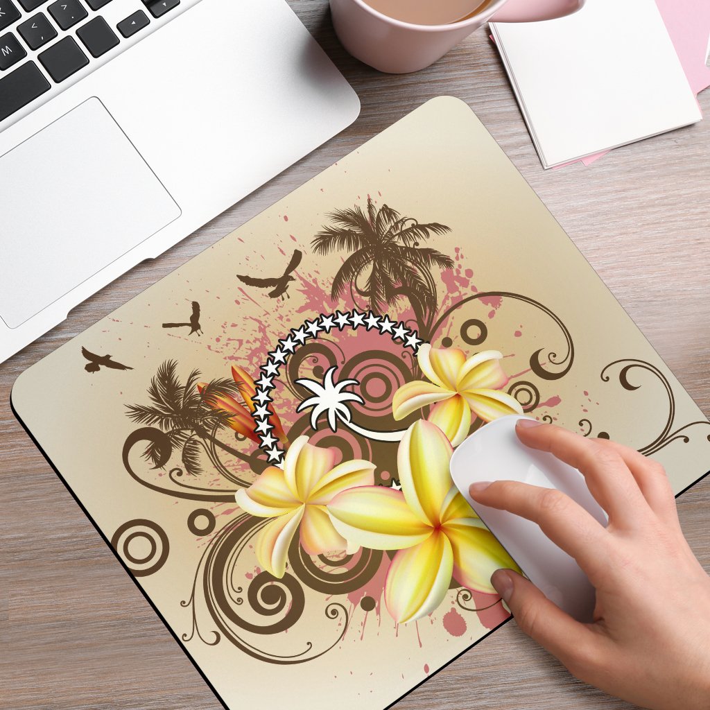 Chuuk Micronesia Mouse Pad - Summer Tropical One Style One Size White - Polynesian Pride